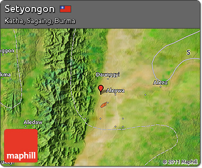 Satellite Map of Setyongon