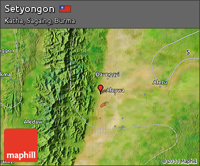 Satellite Map of Setyongon