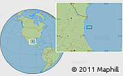 Savanna Style Location Map of the area around 23° 53' 5" N, 96° 49' 29" W