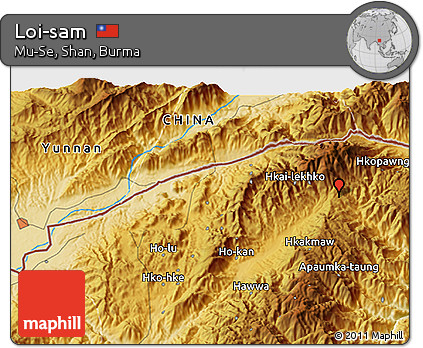 Physical 3D Map of Loi-sam