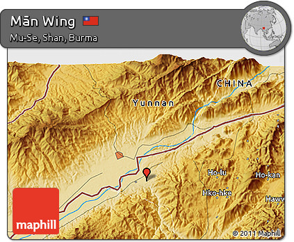 Physical 3D Map of Mān Wing