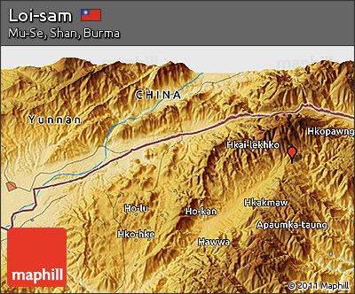 Physical 3D Map of Loi-sam