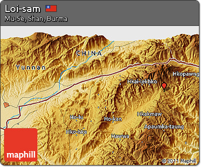 Physical 3D Map of Loi-sam