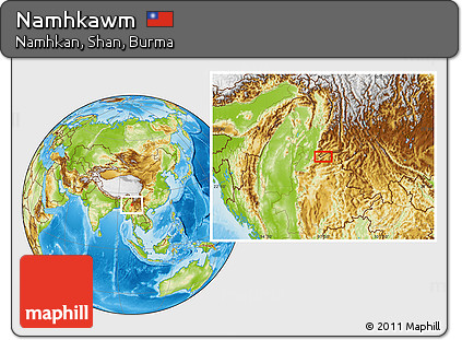 Physical Location Map of Namhkawm