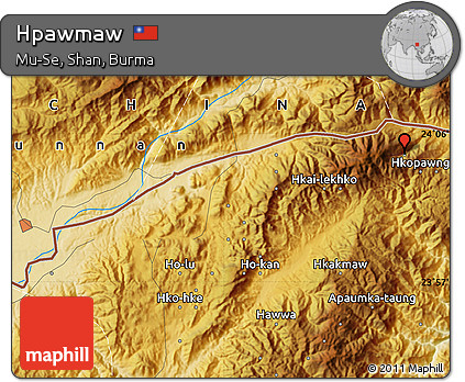 Physical Map of Hpawmaw