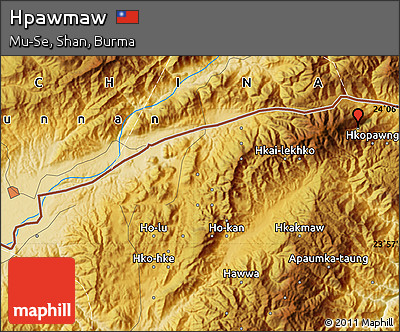 Physical Map of Hpawmaw