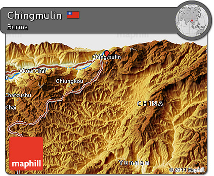 Physical 3D Map of Chingmulin
