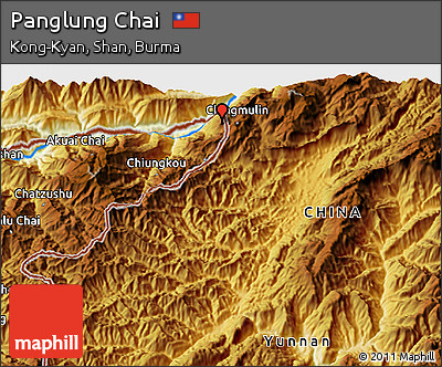 Physical 3D Map of Panglung Chai