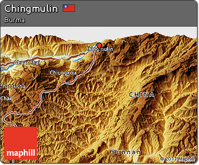 Physical 3D Map of Chingmulin