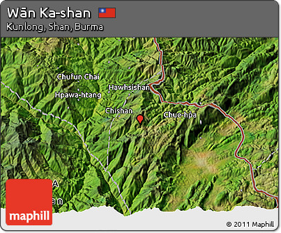 Satellite 3D Map of Wān Ka-shan