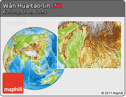 Physical Location Map of Wān Hua-tao-lin