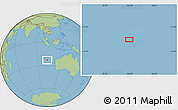 Savanna Style Location Map of the area around 23° 3' 19" S, 102° 55' 30" E