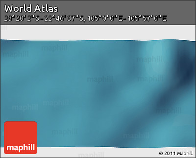 Satellite 3D Map of the Area around 23° 3' 19" S, 105° 28' 29" E
