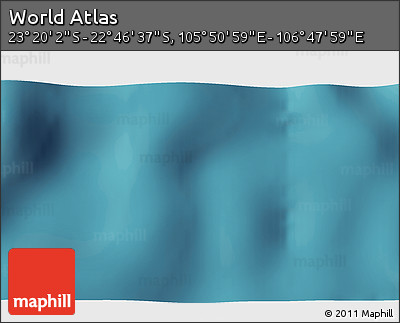Satellite 3D Map of the Area around 23° 3' 19" S, 106° 19' 29" E