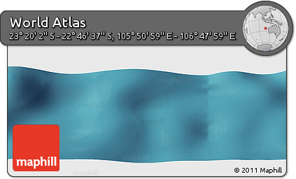 Satellite Panoramic Map of the Area around 23° 3' 19" S, 106° 19' 29" E