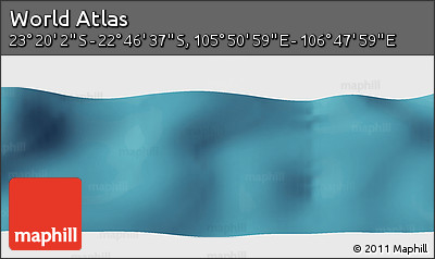 Satellite Panoramic Map of the Area around 23° 3' 19" S, 106° 19' 29" E