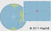 Savanna Style Location Map of the area around 23° 3' 19" S, 106° 10' 30" W