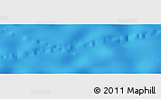 Physical Panoramic Map of the area around 23° 3' 19" S, 107° 1' 30" W