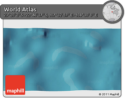 Satellite 3D Map of the Area around 23° 3' 19" S, 108° 1' 30" E