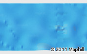Physical 3D Map of the area around 23° 3' 19" S, 109° 34' 29" W