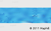 Physical Panoramic Map of the area around 23° 3' 19" S, 109° 34' 29" W