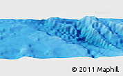 Political Panoramic Map of the area around 23° 3' 19" S, 112° 7' 30" W