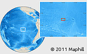 Shaded Relief Location Map of the area around 23° 3' 19" S, 114° 40' 30" W
