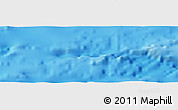 Shaded Relief Panoramic Map of the area around 23° 3' 19" S, 114° 40' 30" W