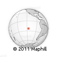 Outline Map of the Area around 23° 3' 19" S, 115° 31' 30" W, rectangular outline