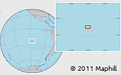 Gray Location Map of the area around 23° 3' 19" S, 117° 13' 29" W