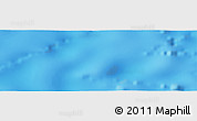Physical Panoramic Map of the area around 23° 3' 19" S, 117° 13' 29" W