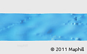 Shaded Relief Panoramic Map of the area around 23° 3' 19" S, 117° 13' 29" W