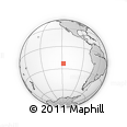 Outline Map of the Area around 23° 3' 19" S, 118° 4' 29" W, rectangular outline