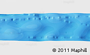 Political Panoramic Map of the area around 23° 3' 19" S, 12° 40' 30" W