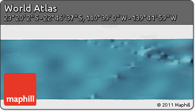 Satellite Panoramic Map of the Area around 23° 3' 19" S, 140° 10' 30" W