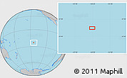 Gray Location Map of the area around 23° 3' 19" S, 144° 25' 30" W