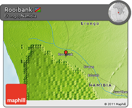 Physical 3D Map of Rooibank