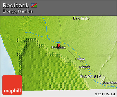 Physical 3D Map of Rooibank