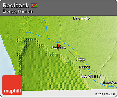Physical 3D Map of Rooibank