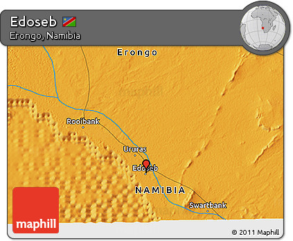 Political 3D Map of Edoseb