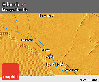 Political 3D Map of Edoseb