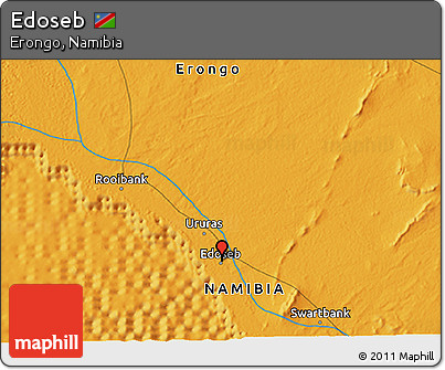 Political 3D Map of Edoseb