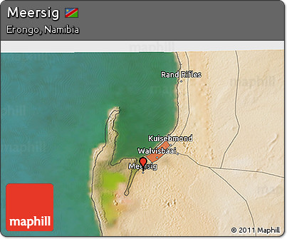 Satellite 3D Map of Meersig