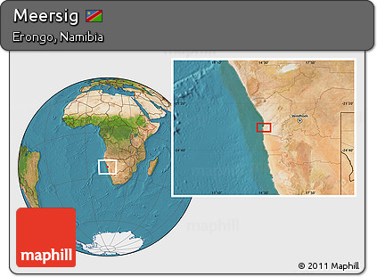 Satellite Location Map of Meersig