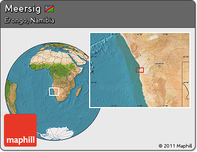 Satellite Location Map of Meersig