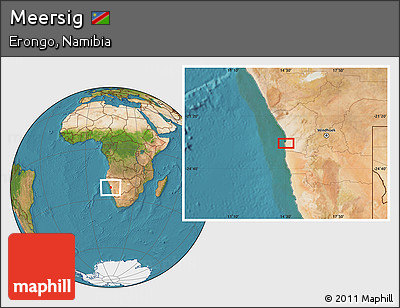 Satellite Location Map of Meersig