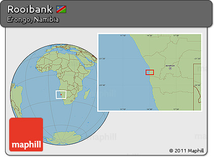 Savanna Style Location Map of Rooibank