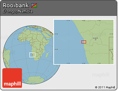 Savanna Style Location Map of Rooibank