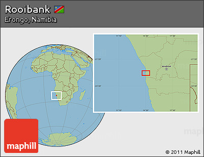 Savanna Style Location Map of Rooibank