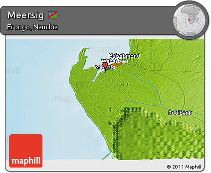 Physical Panoramic Map of Meersig